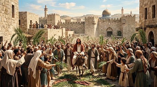 From Hosanna to the Cross.